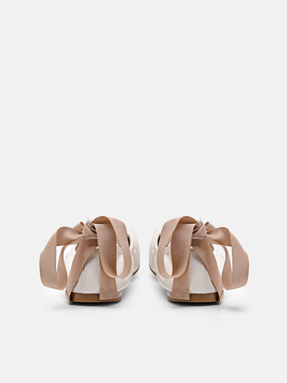 Lexa Leather Ballerina Flats, 