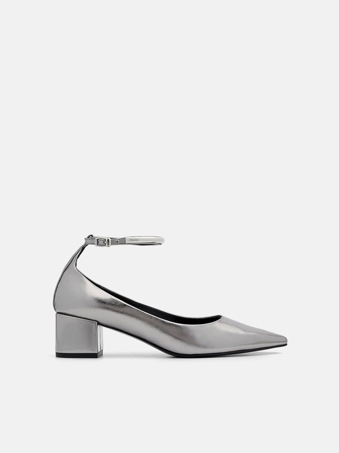 Lia Leather Heel Pumps, , hi-res