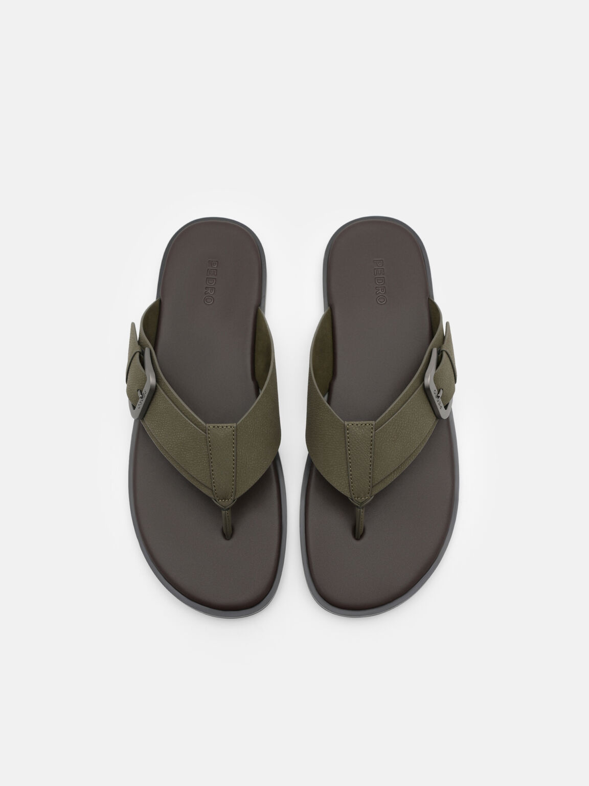 Sandal Jepit dengan Gesper, , hi-res