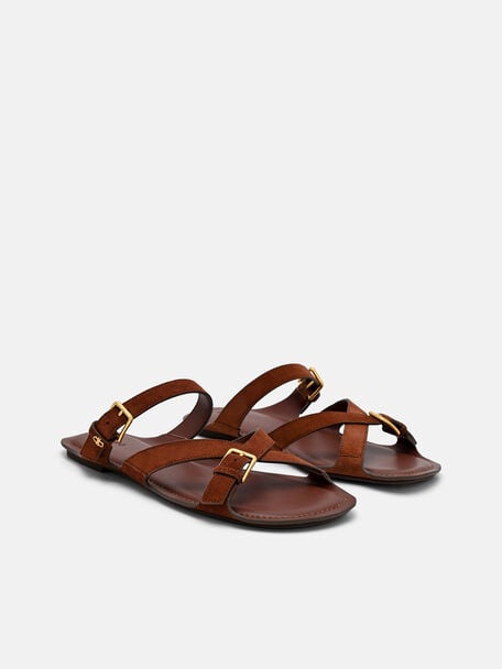 Sandal Selop Tali Kulit, 