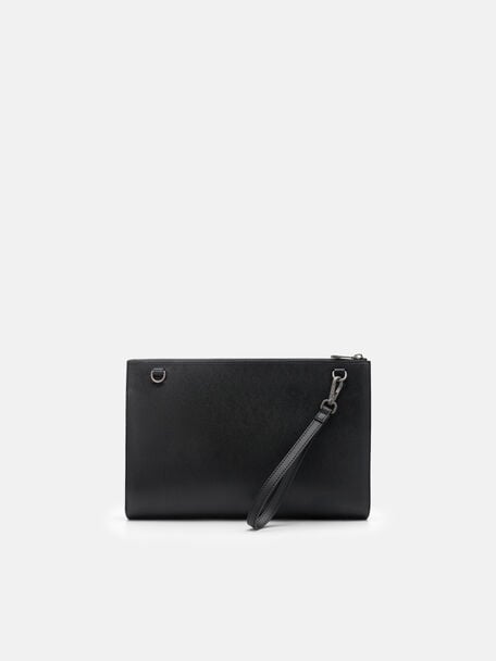 Saffiano Leather Portfolio Bag, 