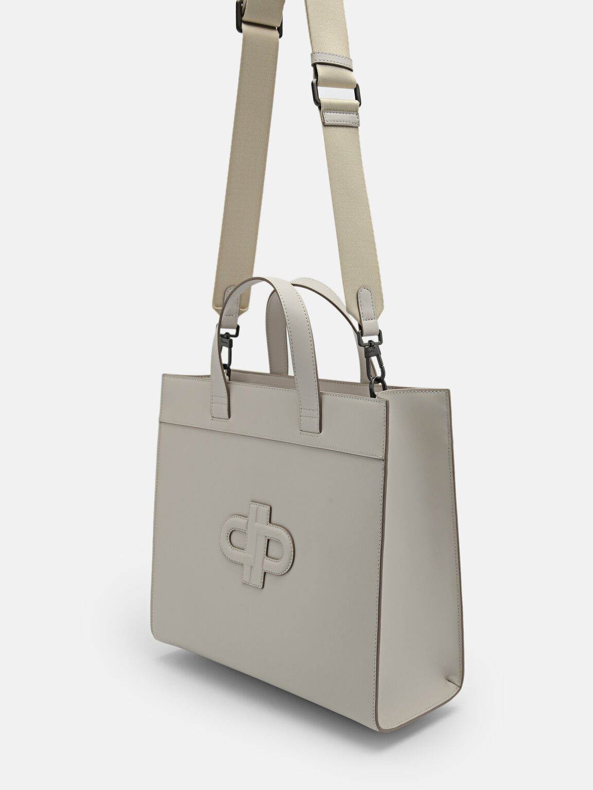 Tas Jinjing kulit PEDRO Icon, Taupe
