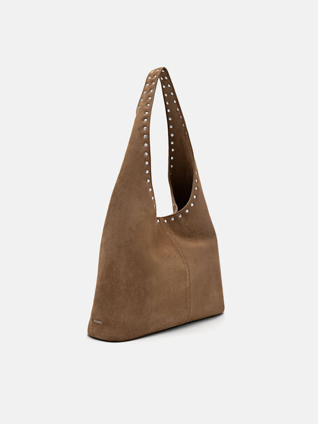 Issa Studded Hobo Bag, , hi-res