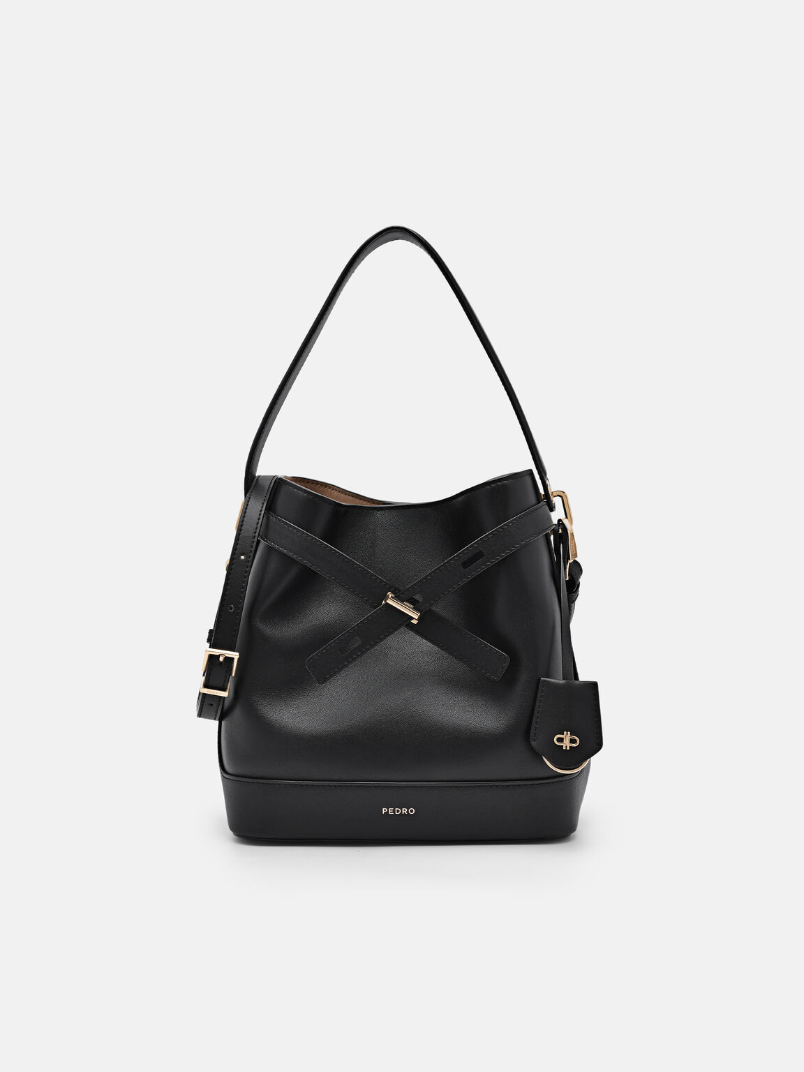 Tas Bucket Kulit PEDRO Studio Jennie, Black