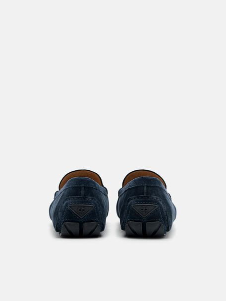 PEDRO Icon Leather Heel Sandals, Black