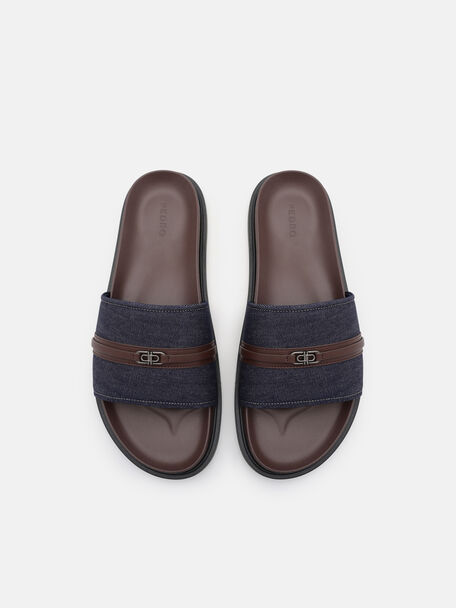 Sandal Slide dengan Sabuk, , hi-res