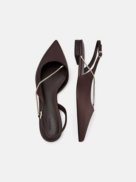 Marland Flat Ballerina Kulit, 