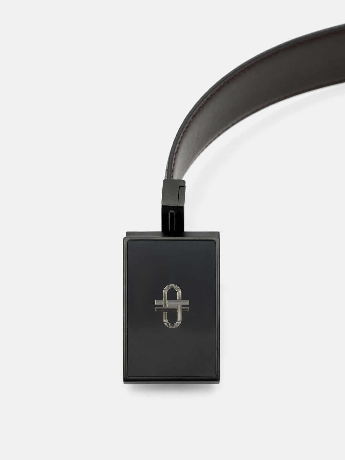 Sabuk Tang Kulit Ikon Reversibel, , hi-res