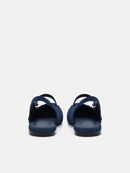Sepatu Flat Ballerina Suede Gabrielle, , hi-res