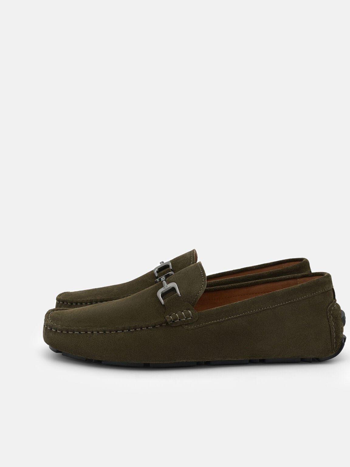 Suede Horsebit Driving Shoes, 