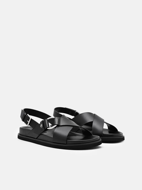 Goya Leather Backstrap Sandals, , hi-res
