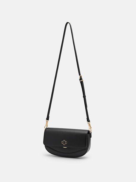 Leather Shoulder Bag, , hi-res