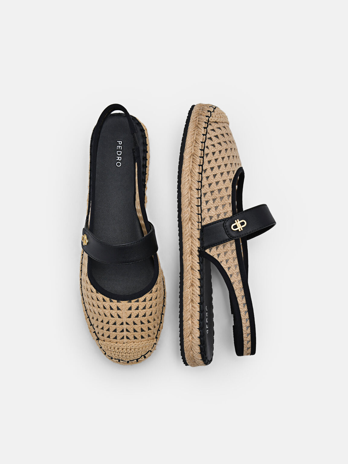 PEDRO Icon Woven Slingback Loafers, 