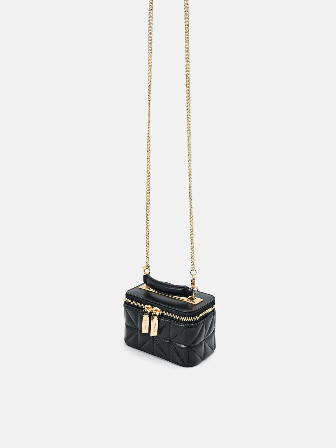 Tas Vanity Mini Ari Pixel Kulit, 