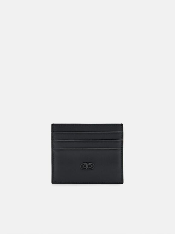 PEDRO Icon Leather Card Holder, Black, hi-res
