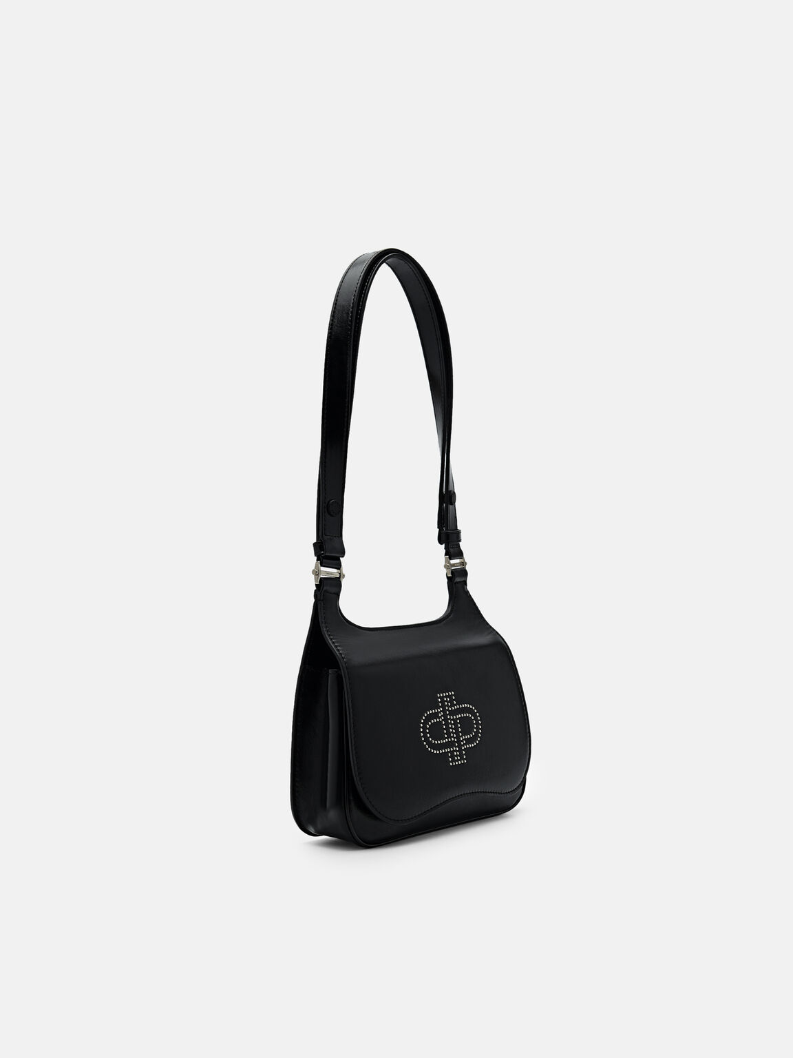Tas Bahu Studded Kulit PEDRO Icon, 