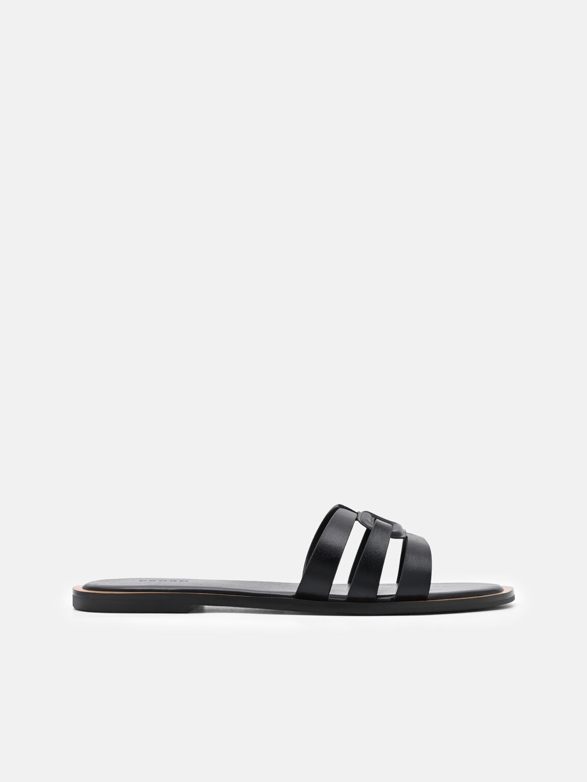 Carmel Sandal Slide Kulit, , hi-res