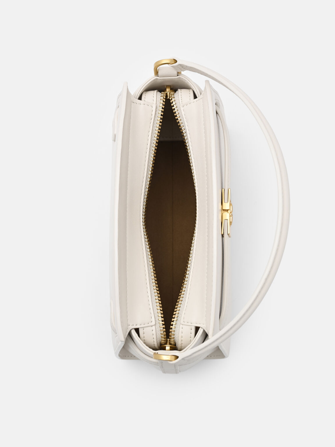 Tas Tangan Kulit dengan Sabuk, 