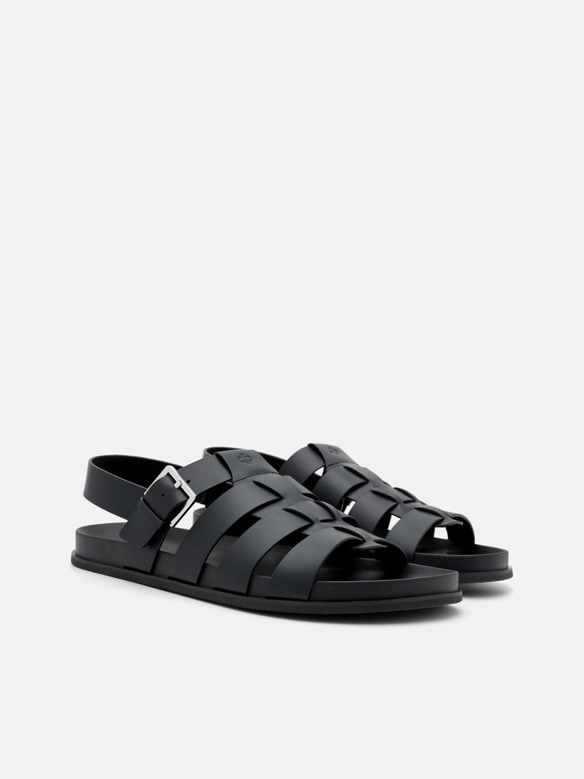 Sandal Kulit Caged Backstrap, , hi-res