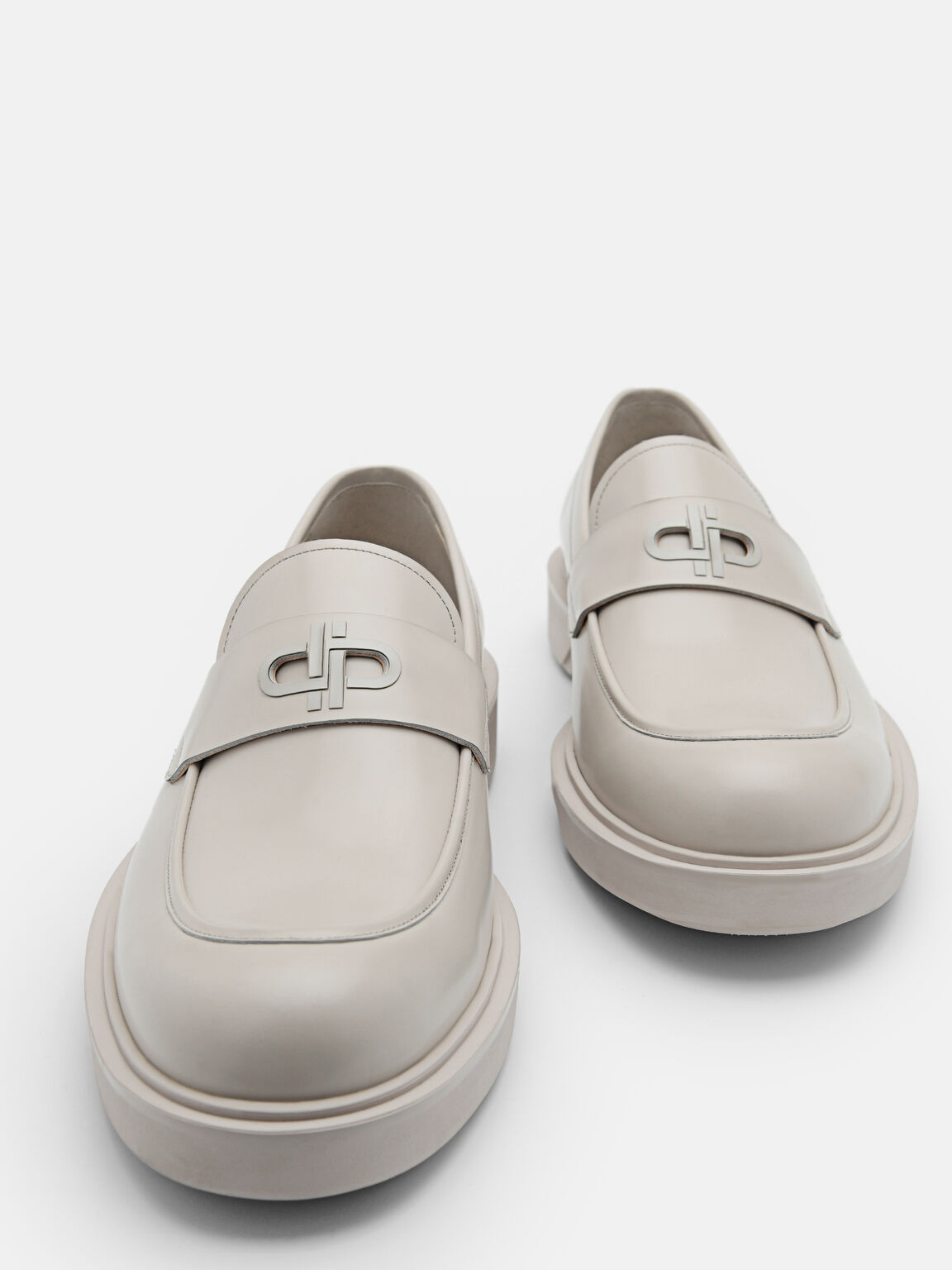 PEDRO Icon Loop Leather Penny Loafers, 