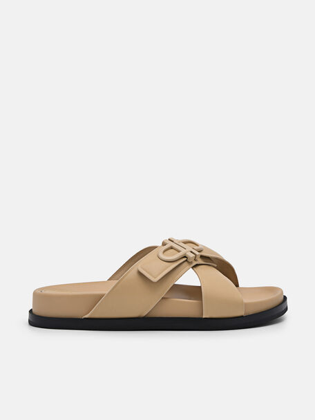 PEDRO Icon Cross Sandals, Nude, hi-res