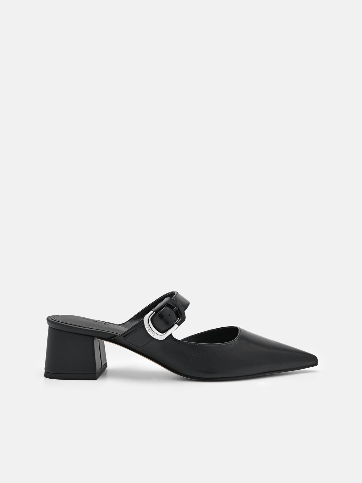Bridget Leather Heel Mules, , hi-res