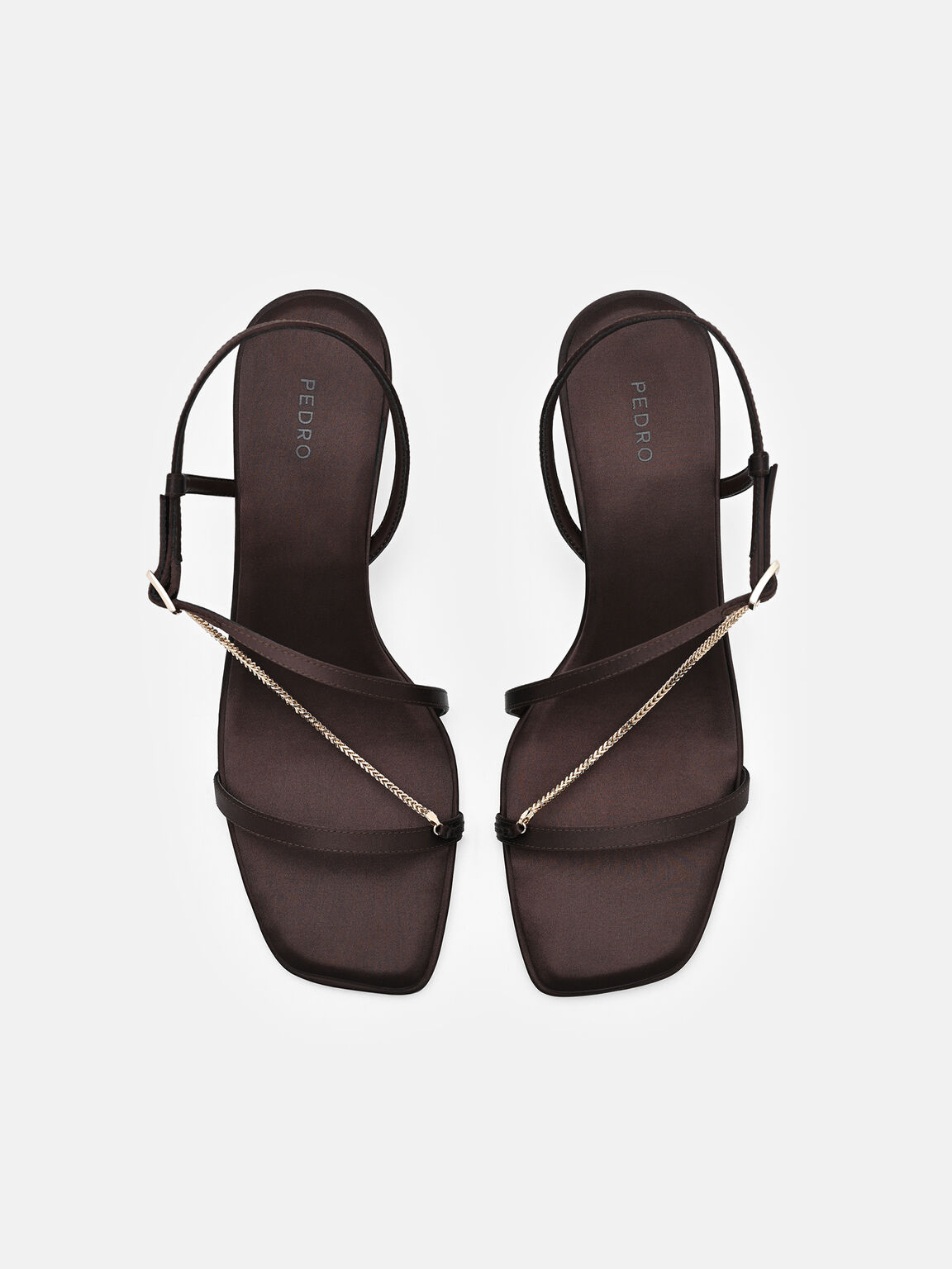 Marland Satin Heel Sandals, 