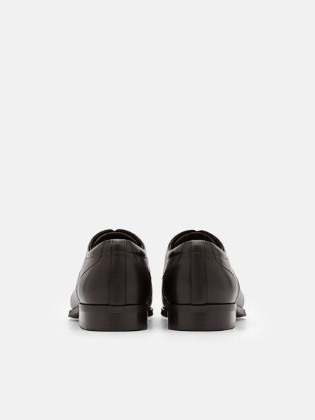 PEDRO Icon Leather Heel Sandals, Black