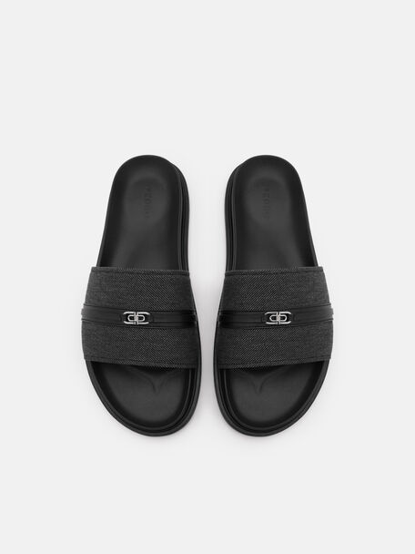 Sandal Slide dengan Sabuk, , hi-res