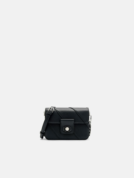 Eden Mini Shoulder Bag, Black, hi-res