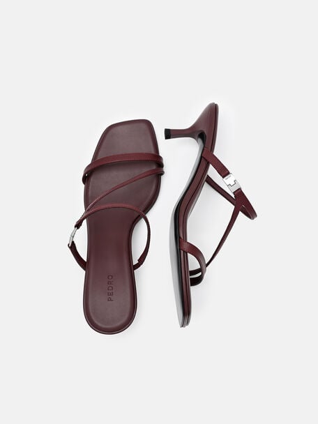 Jatte Leather Heel Sandals, , hi-res