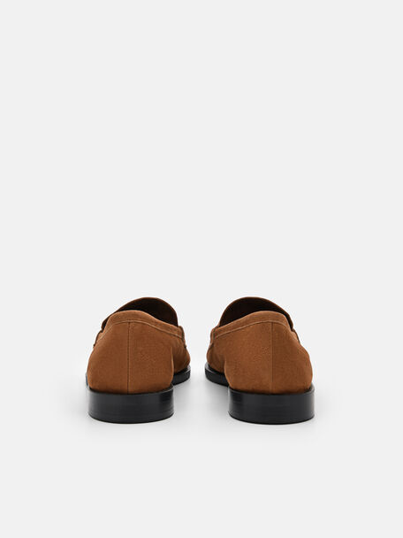 PEDRO Icon Leather Heel Sandals, Black