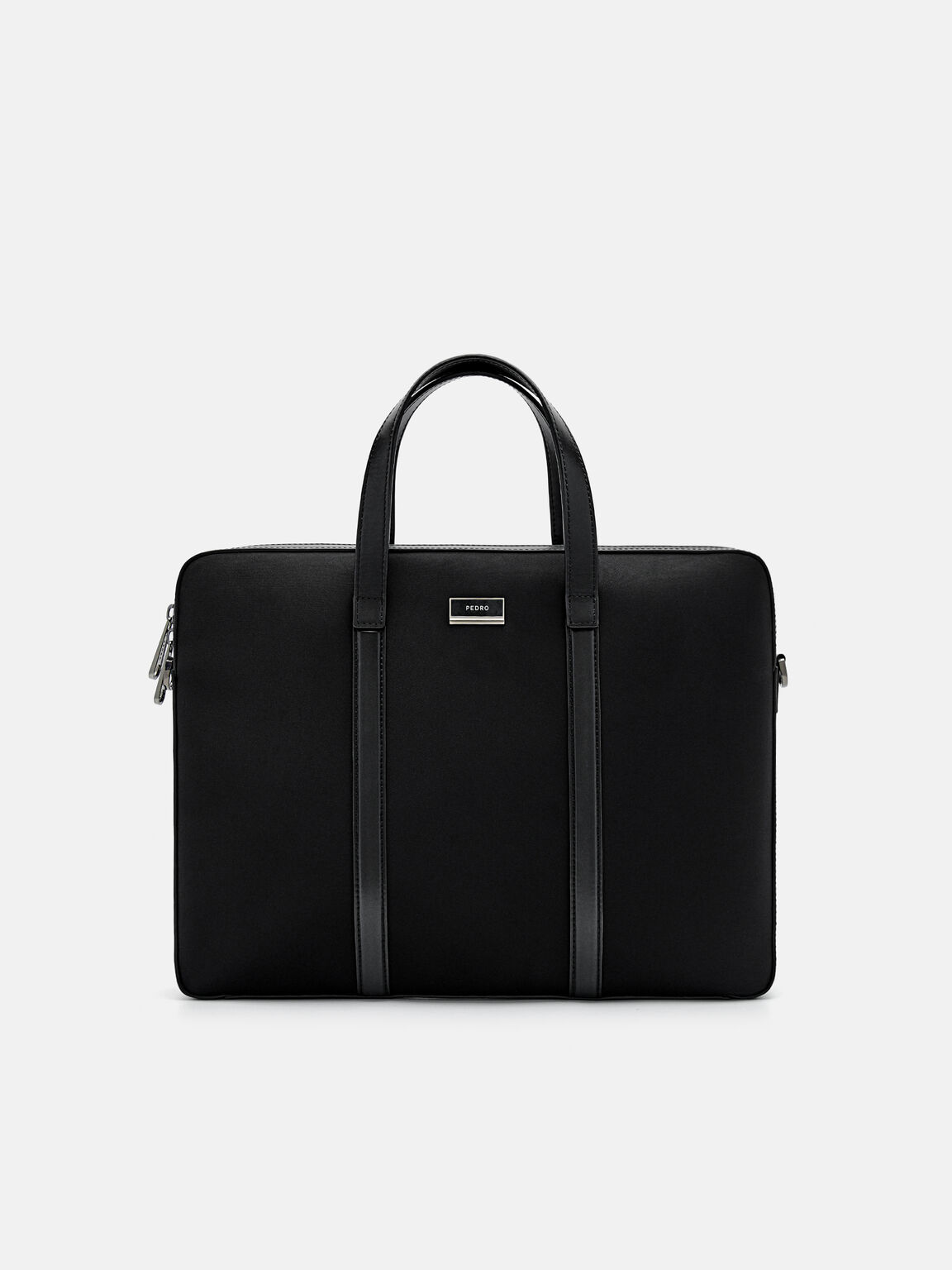 Allen Leather Briefcase, Black