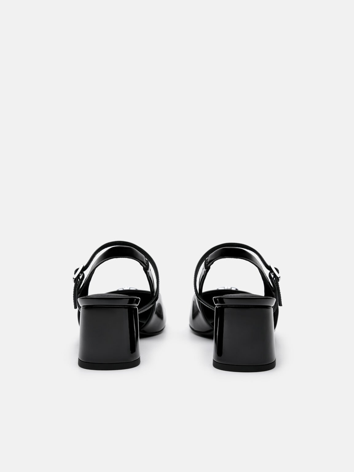 PEDRO Studio Pumps Slingback Kulit Patent, 