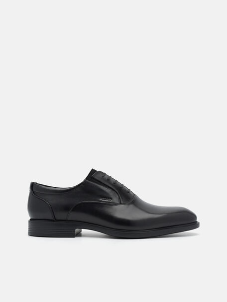 PEDRO Icon Leather Heel Sandals, Black