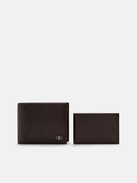 Leather Bi-Fold Wallet with Insert, , hi-res
