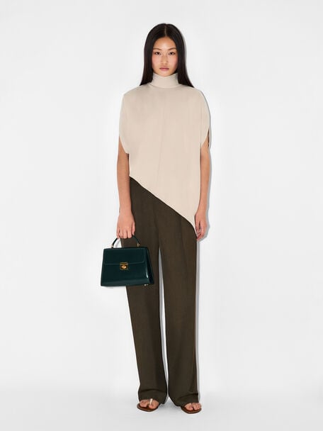 Leather Handbag, , hi-res