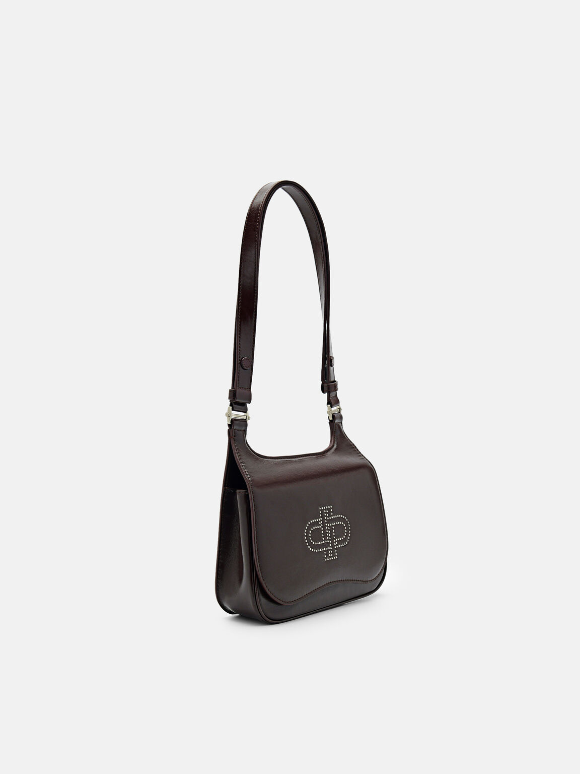 Tas Bahu Studded Kulit PEDRO Icon, 