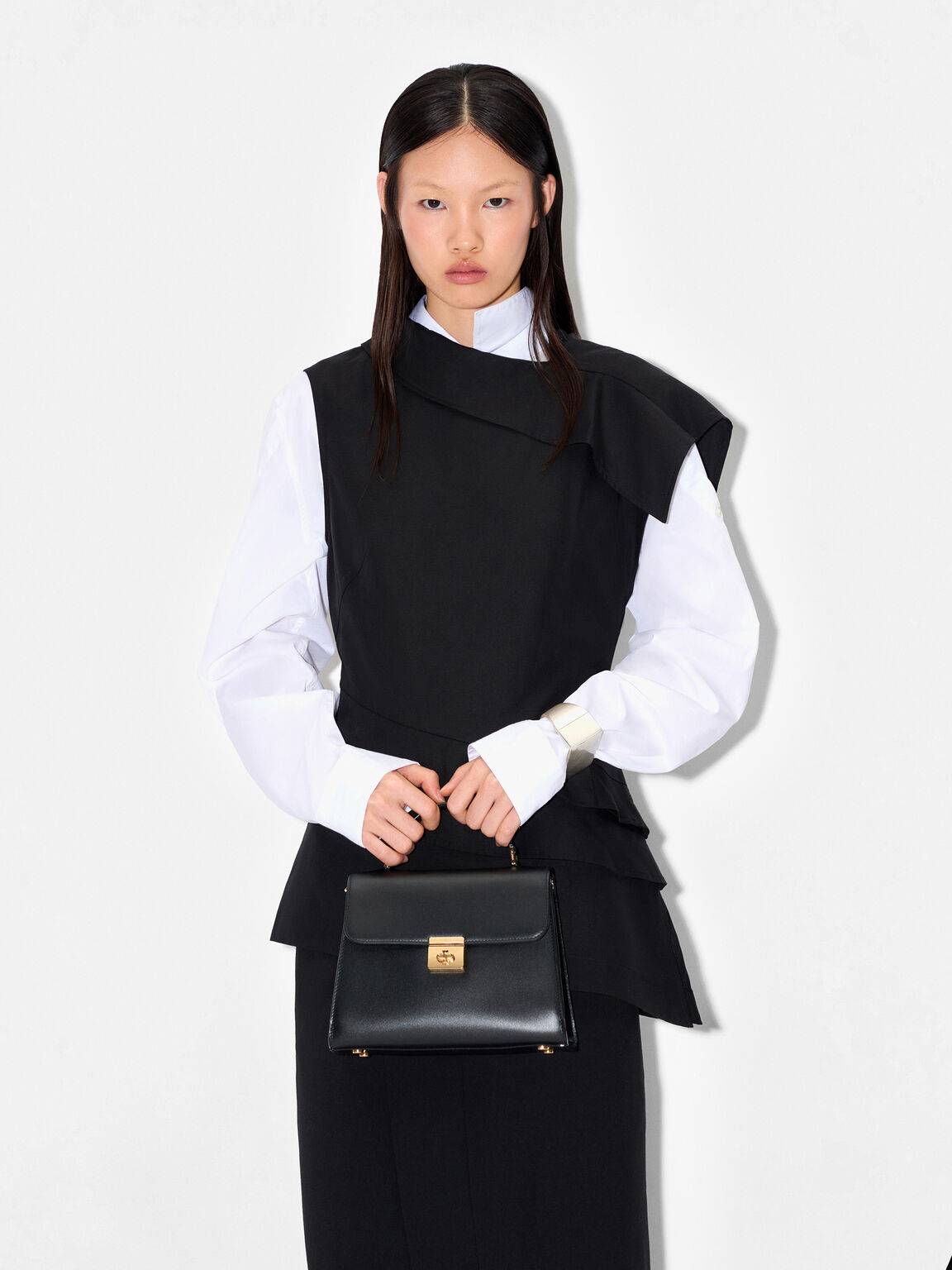 Leather Handbag, , hi-res