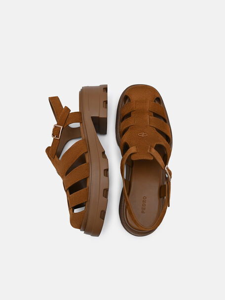 Sandal Caged Suede Verlin, , hi-res