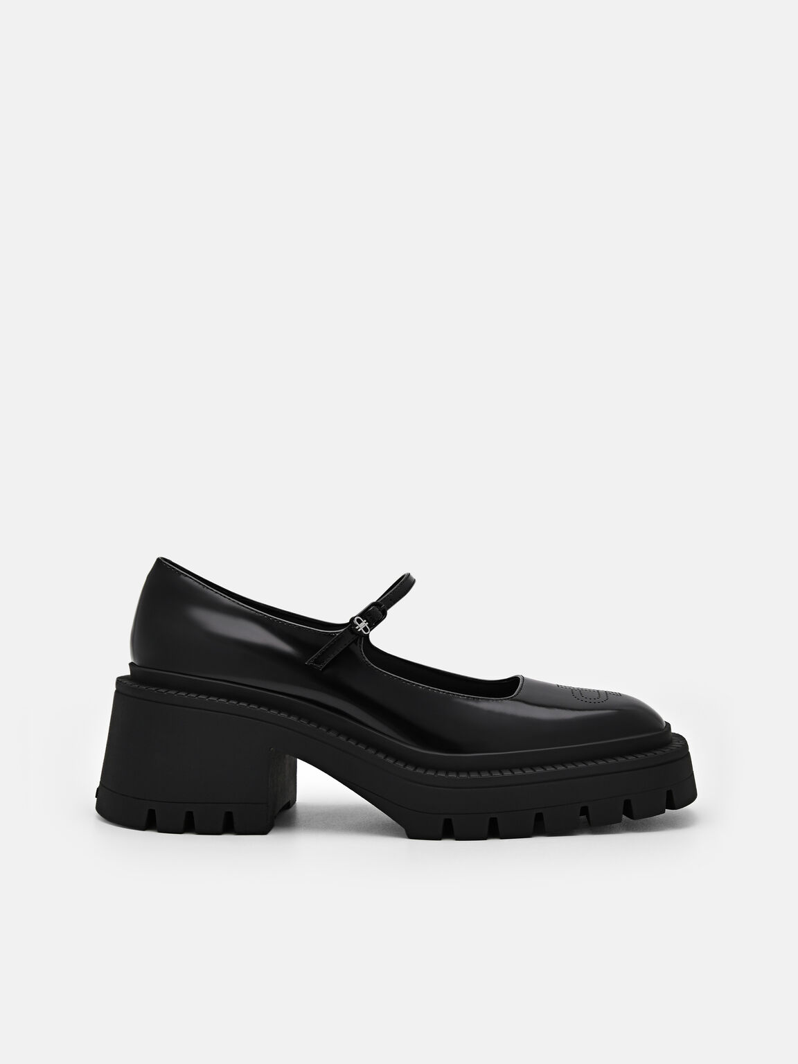PEDRO Icon Leather Platform Loafers, Black, hi-res