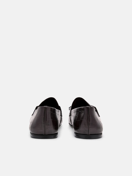 Leather Tassel Loafers, , hi-res