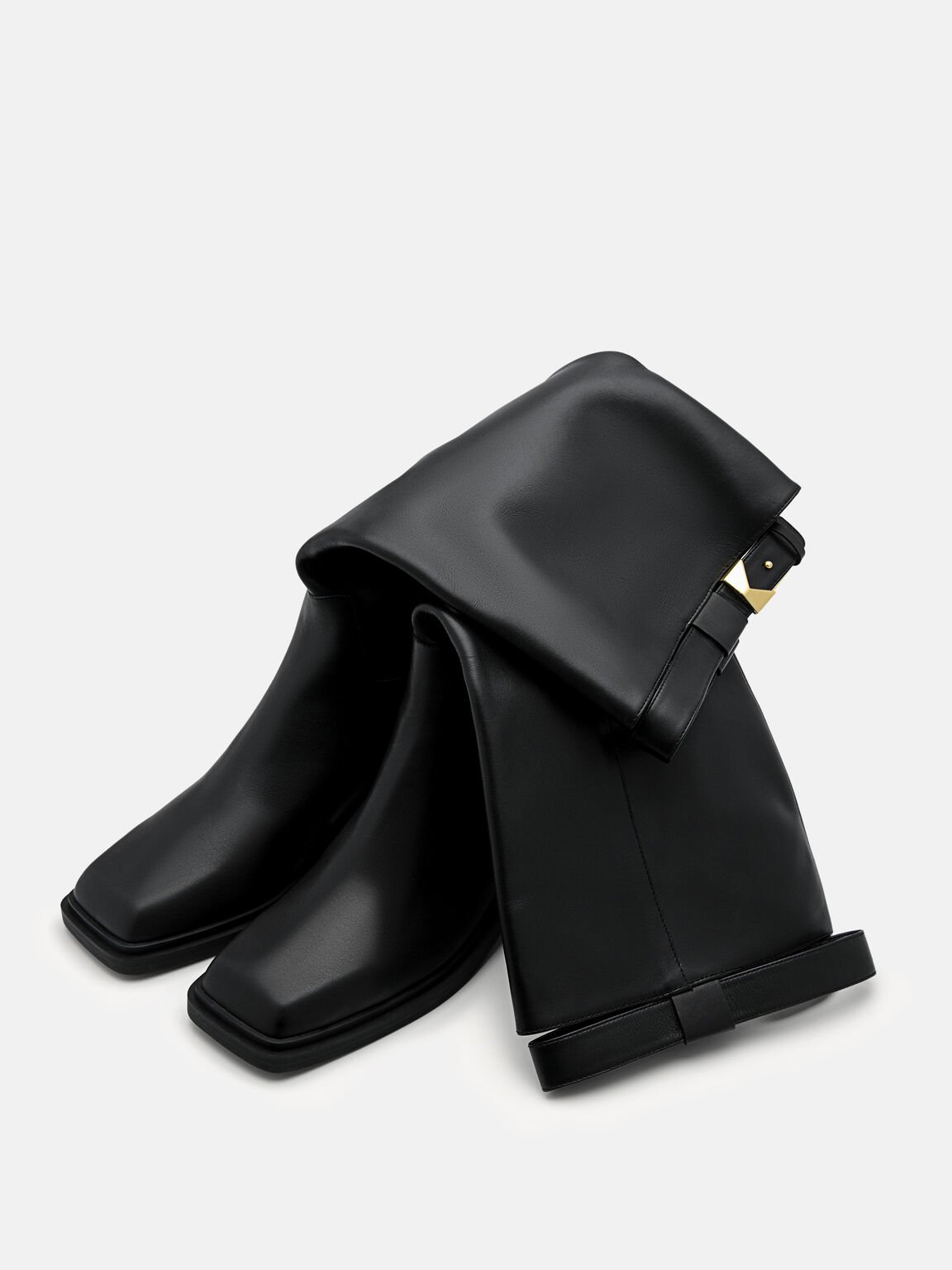 Marion Leather Knee Boots, 