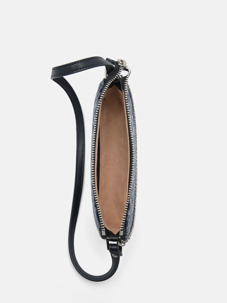 PEDRO Icon Leather Heel Sandals, Black
