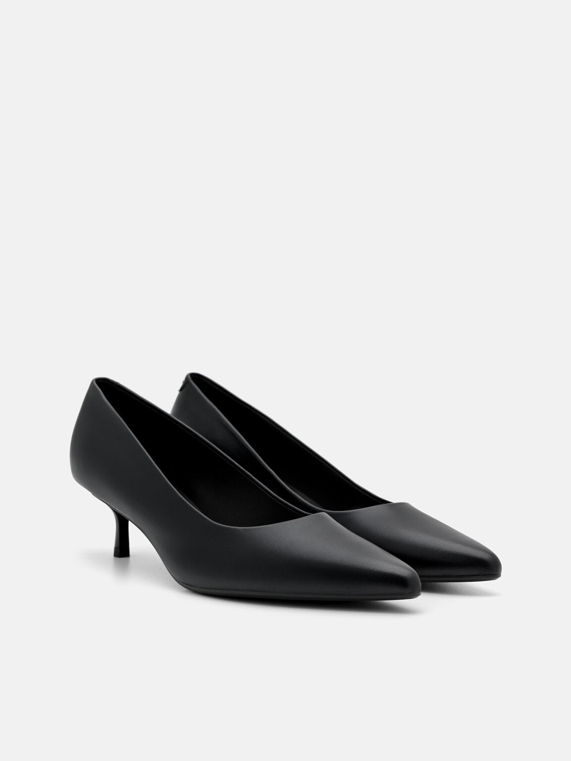 Quinn Leather Heel Pumps, , hi-res