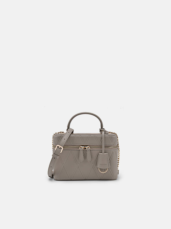Ari Boxy Shoulder Bag, Taupe, hi-res