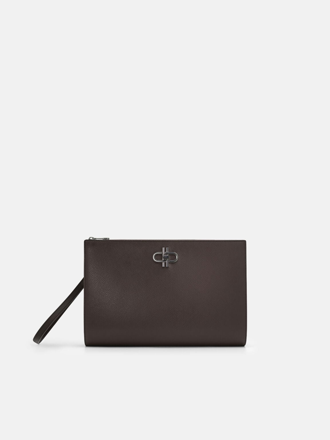 Saffiano Leather Portfolio Bag, 