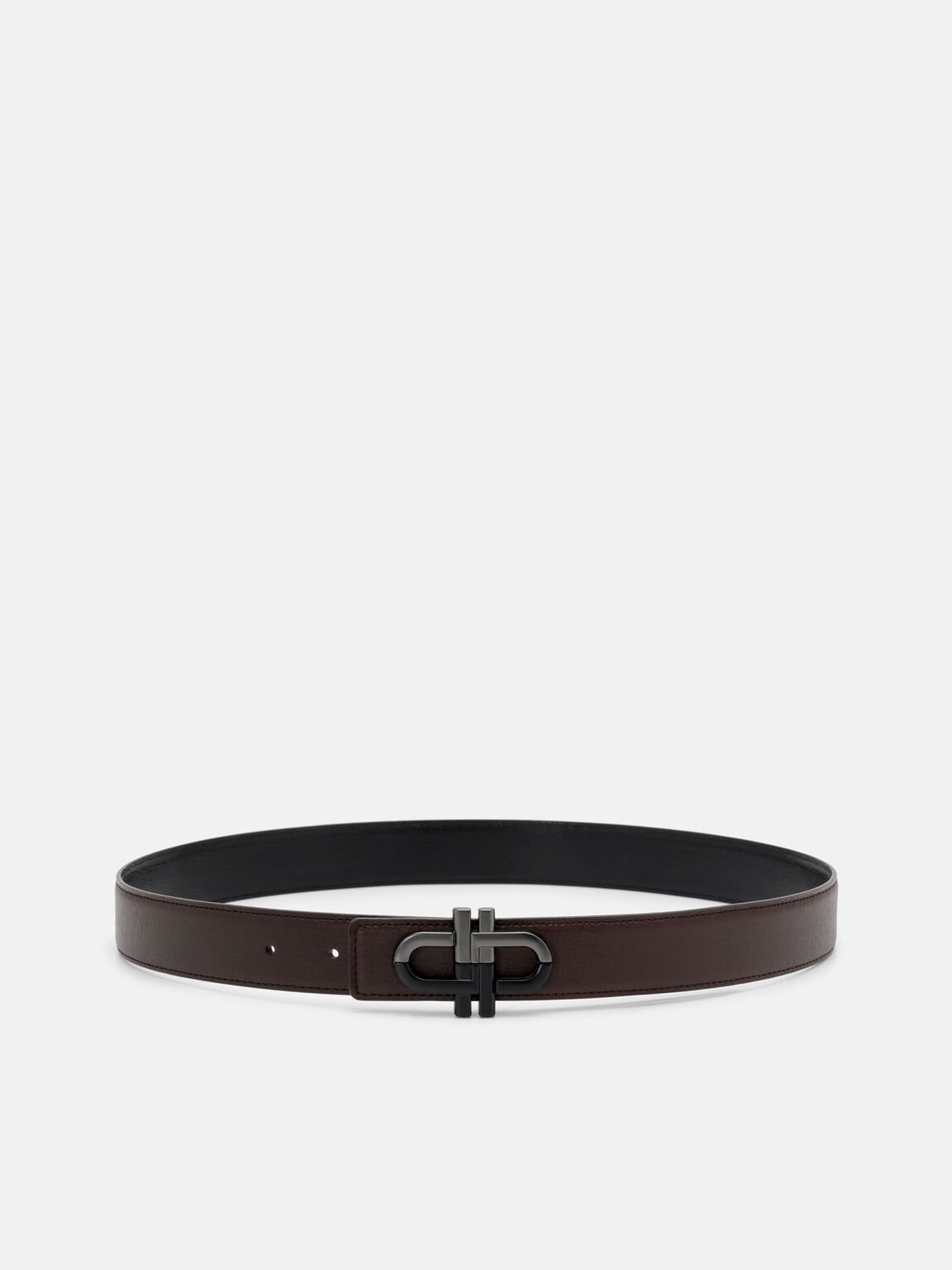 Leather Reversible Tang Belt, , hi-res