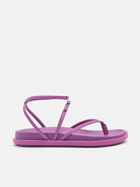 Maggie Thong Sandals, Berry, hi-res