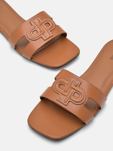 PEDRO Icon Leather Slip-On Sandals, , hi-res